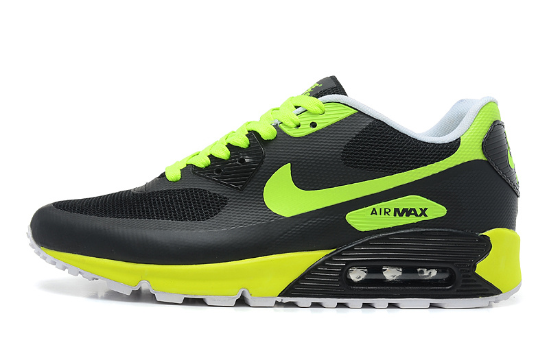 New Men'S Nike Air Max Black/Greenyellow